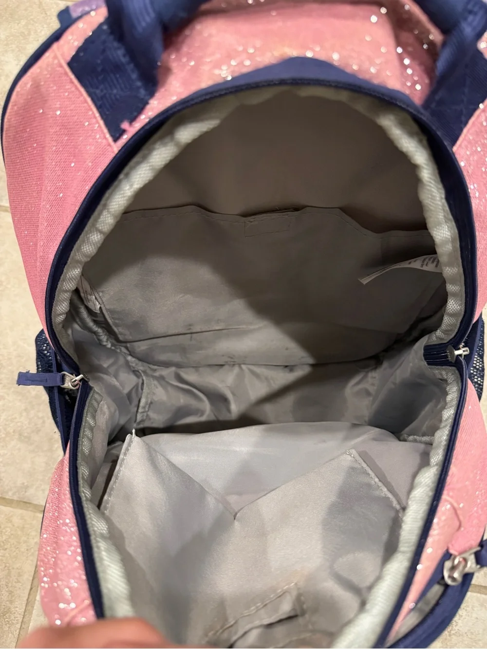 Pottery Barn Kids Glitter Ombre Backpack and Lunch Bag Set